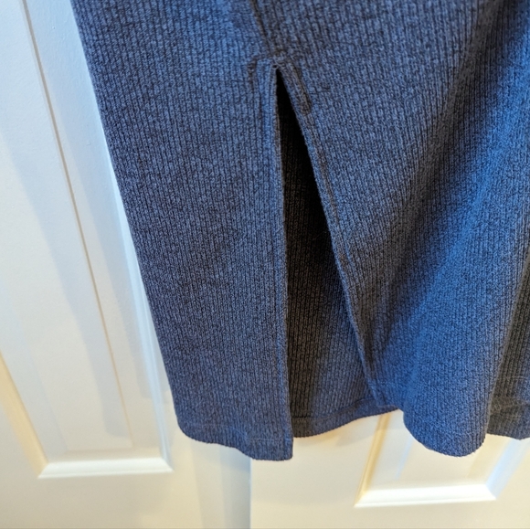 Madewell Ribbed Tee Midi Dress Medium - Picture 5 of 8